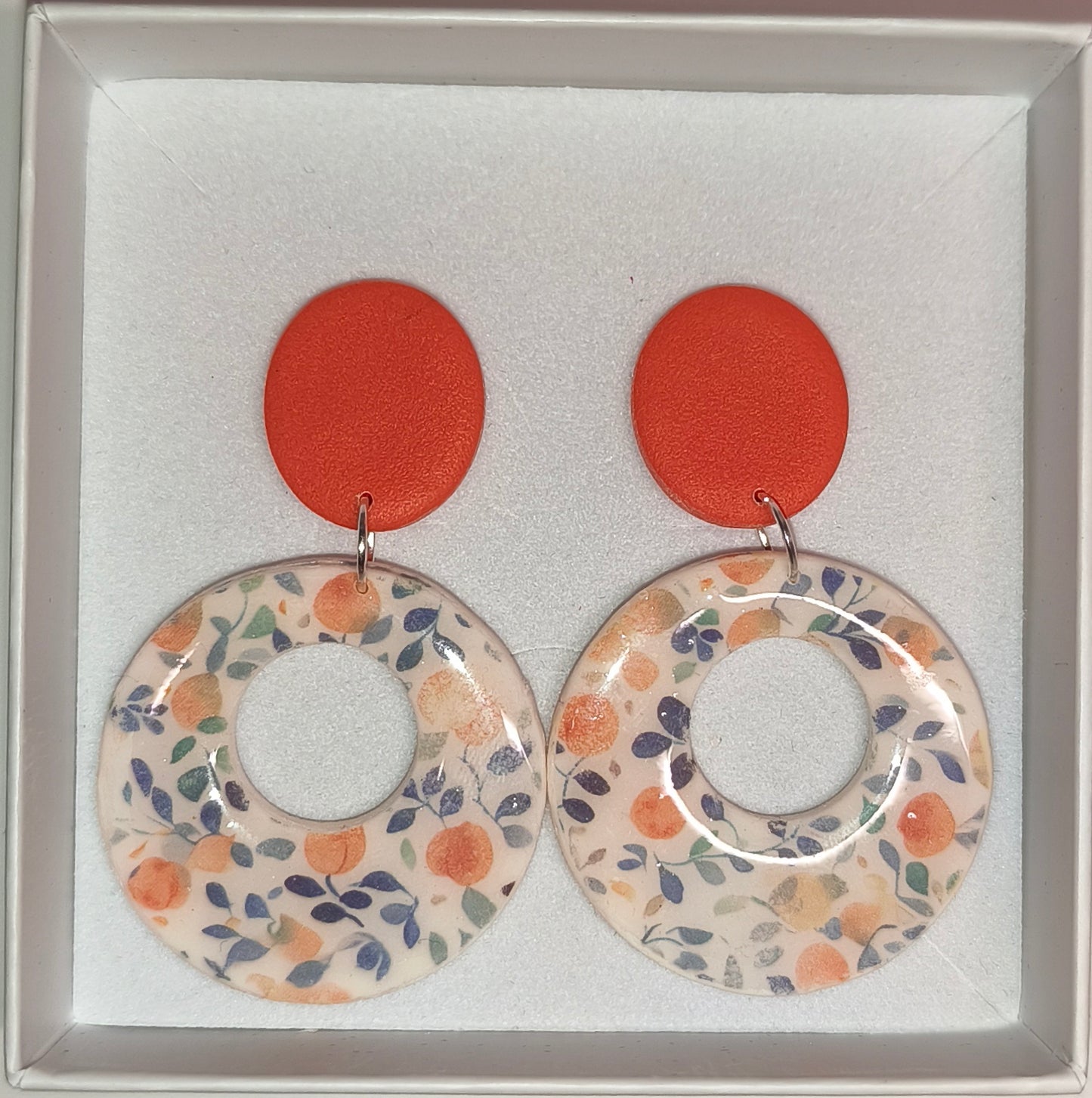 Círculo frutas naranja