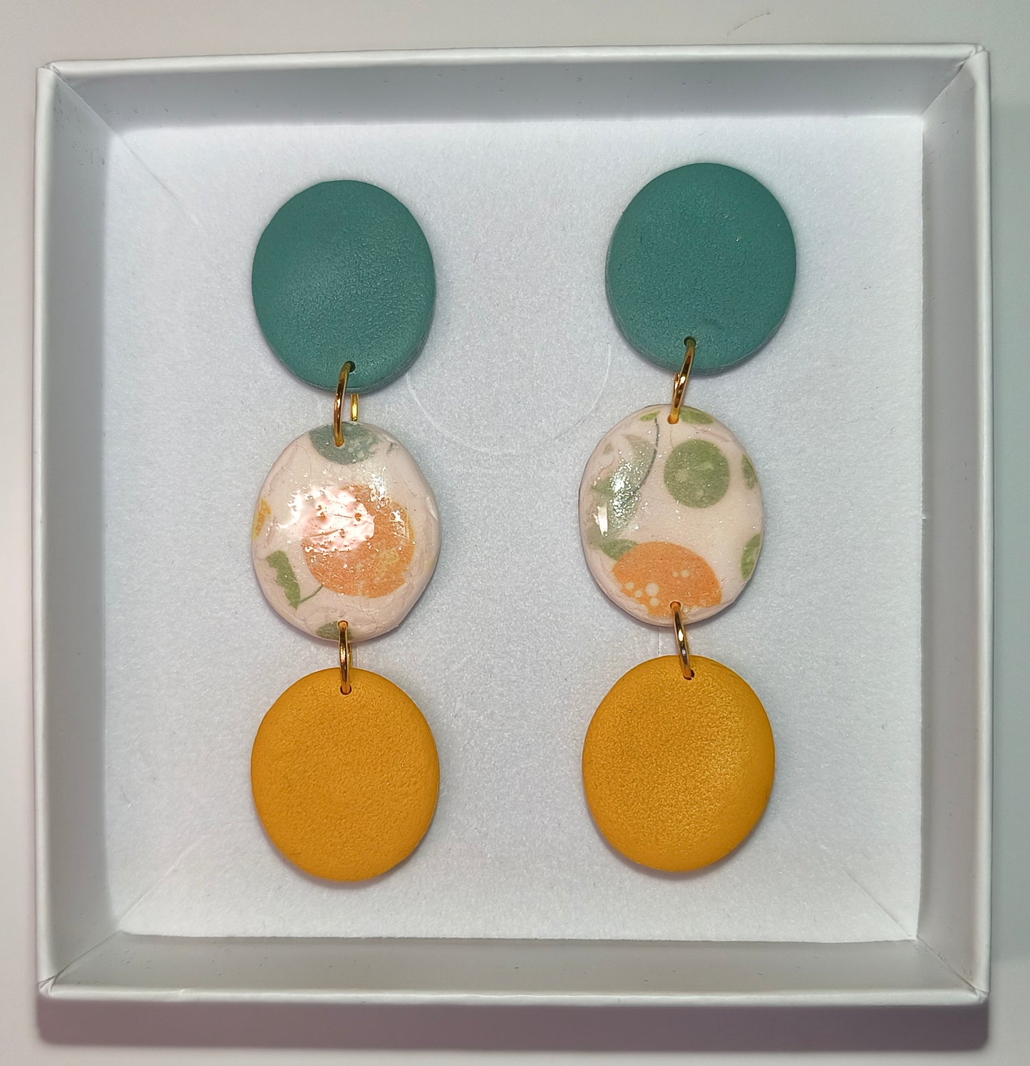 Disco frutas verde-mostaza