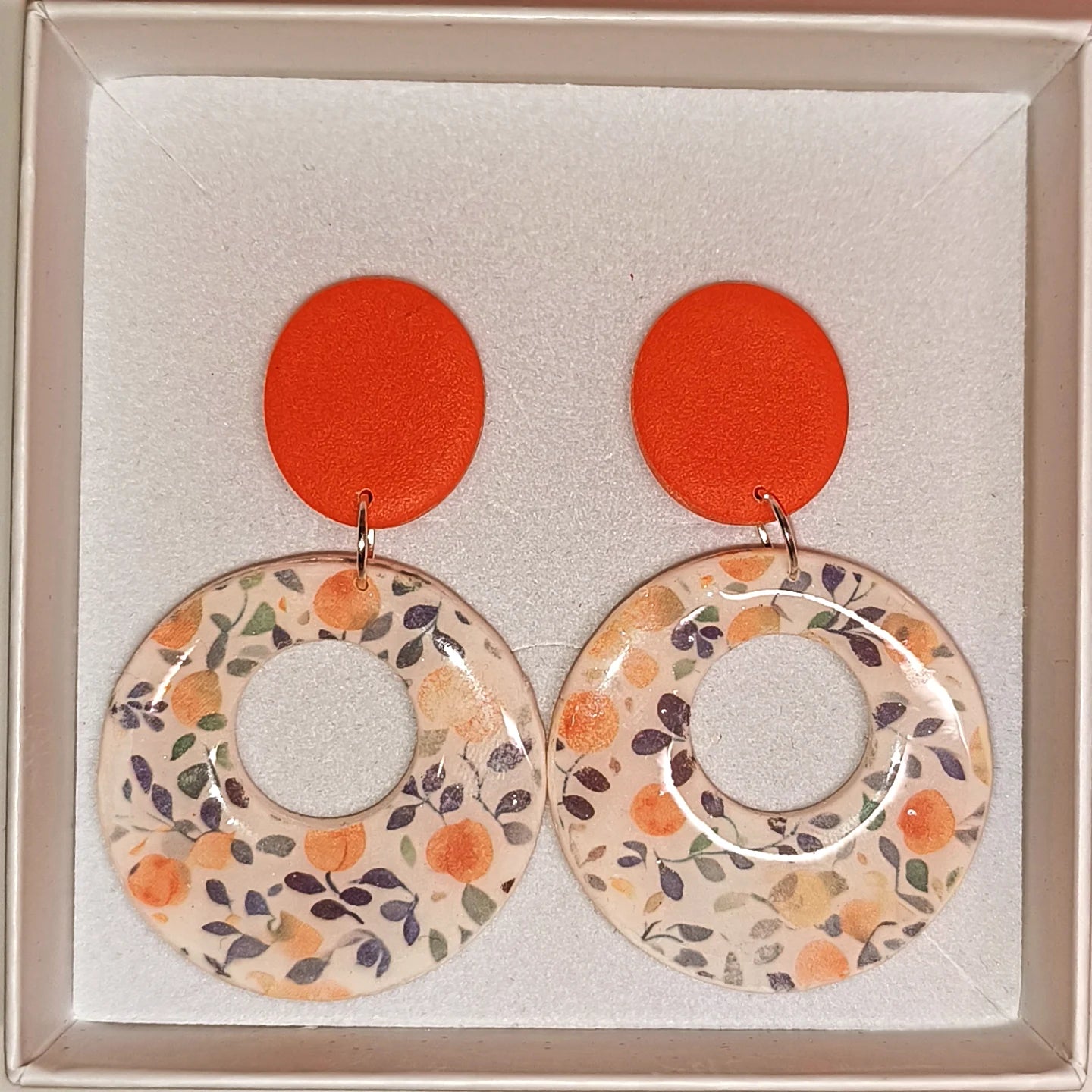Círculo frutas naranja