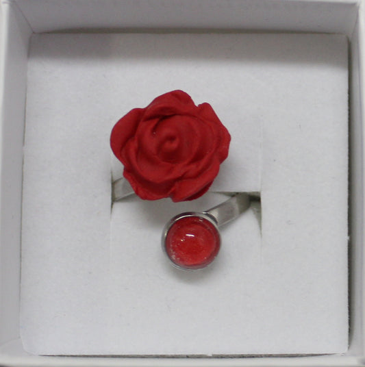 Anillo antiestrés (flor)