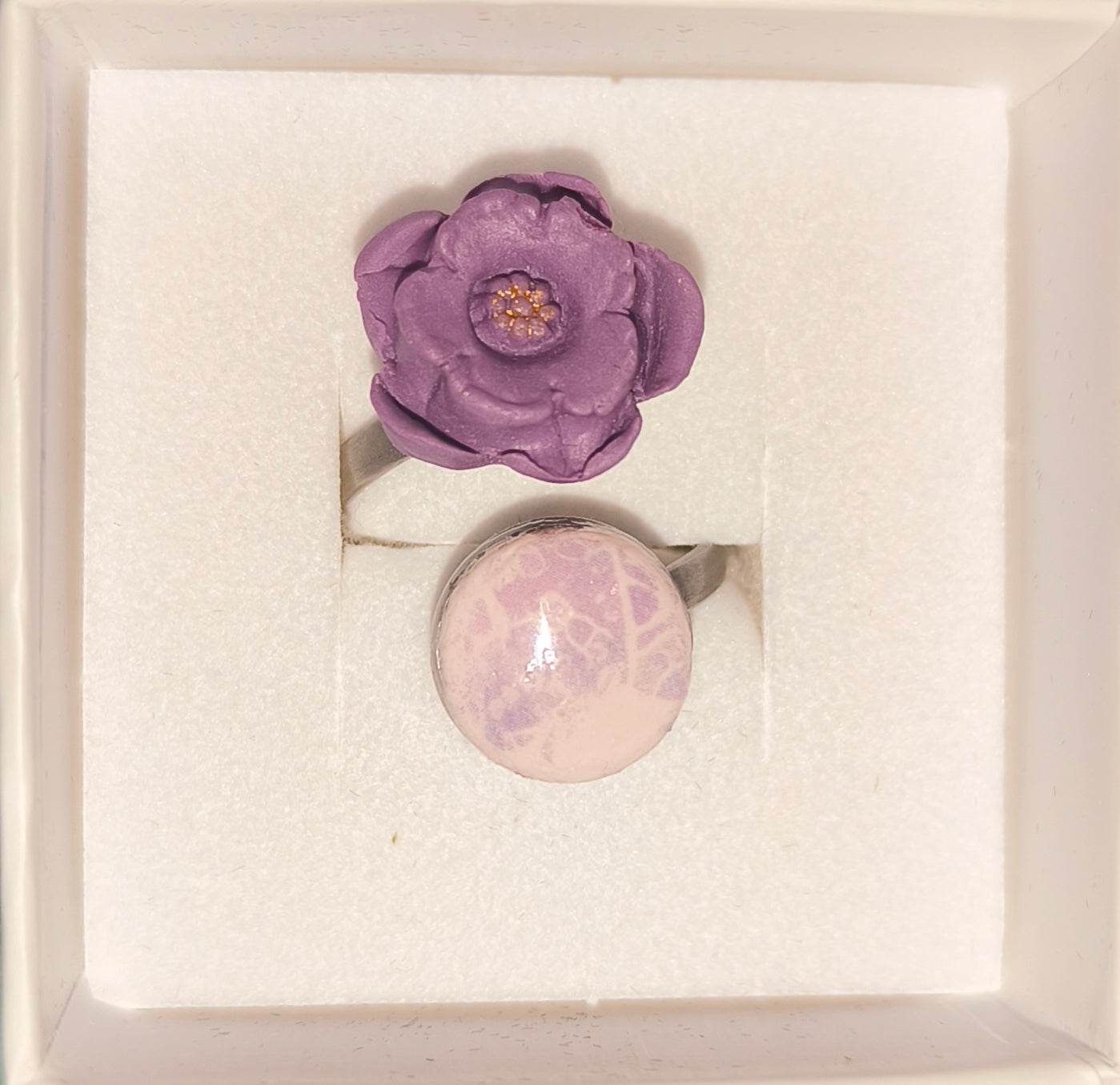 Anillos años 50 (antiestrés flor)