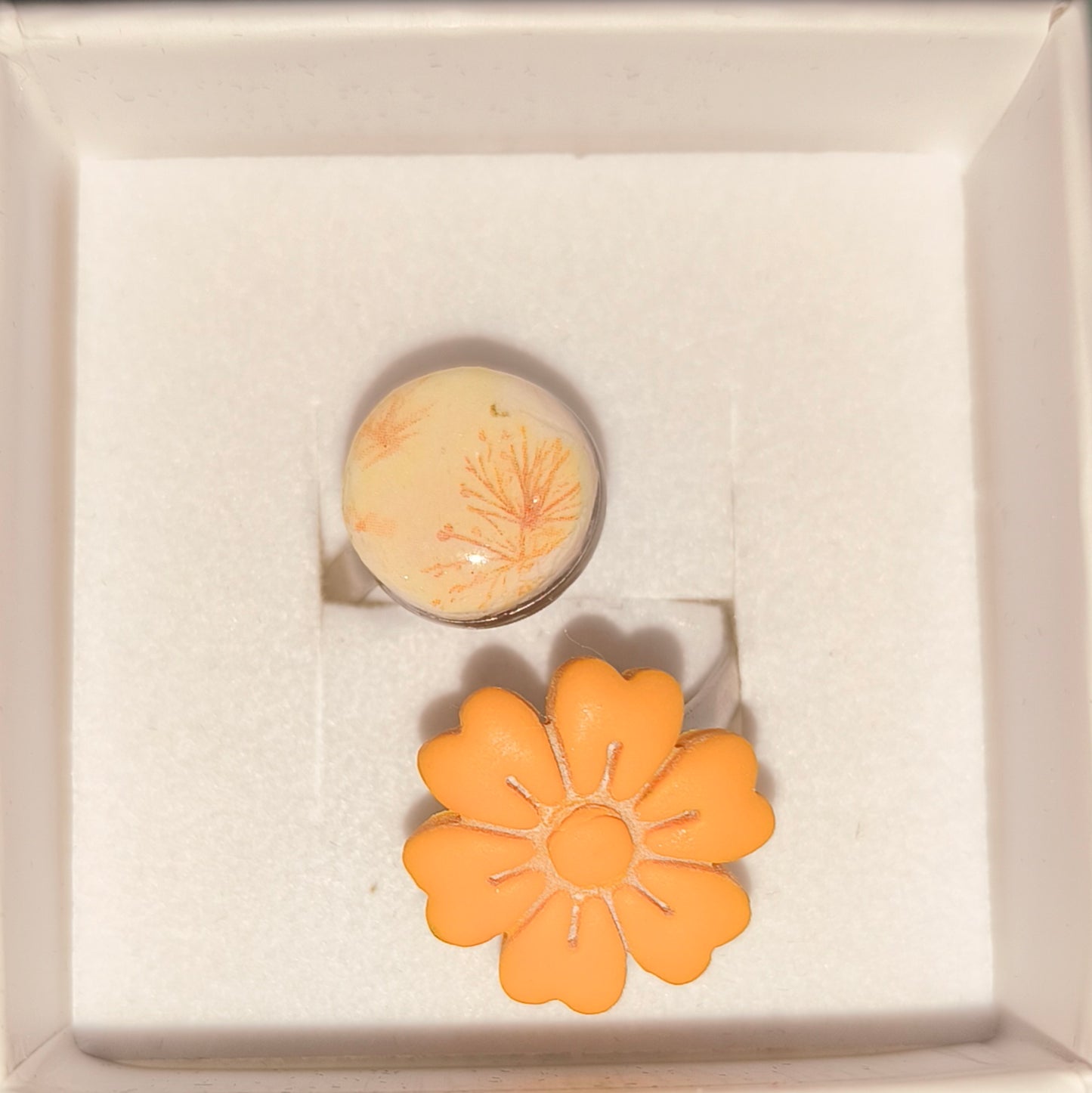 Anillos años 50 (antiestrés flor)