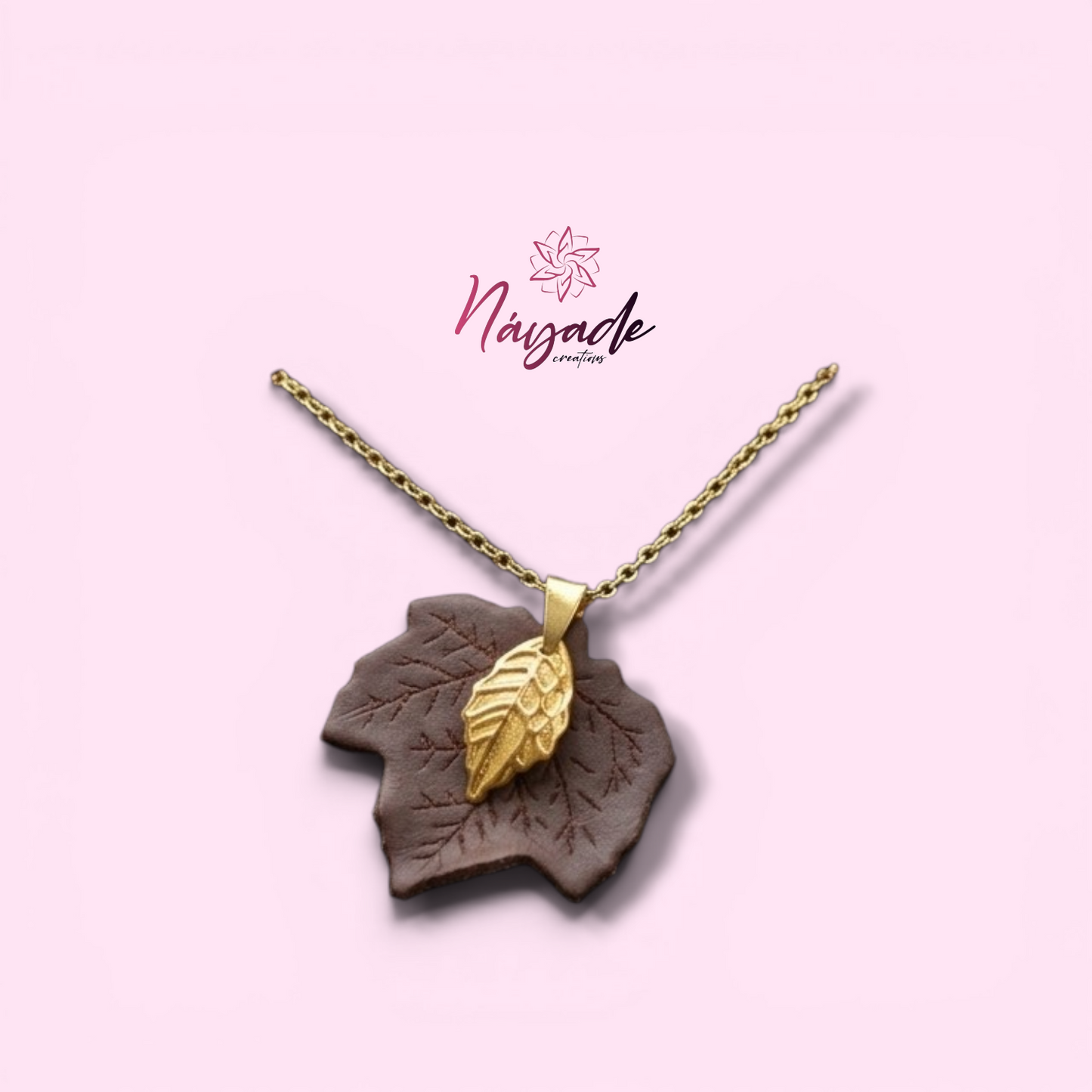Hoja de sicomoro collar